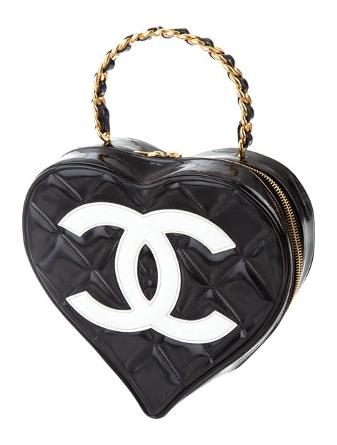 chanel vintage quilted heart bag|vintage chanel evening bags.